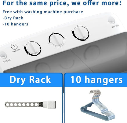 Portable Twin Tub 18lbs Washing Machine - Image 2
