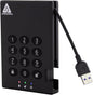 Apricorn 2TB Aegis Padlock USB 3.0 256-Bit AES XTS Hardware Encrypted Portable by Apricorn