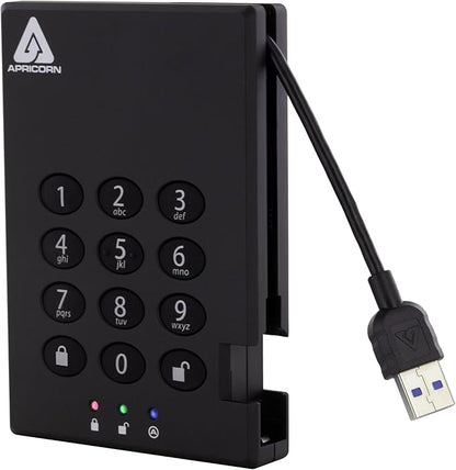 Apricorn Aegis Padlock 3.0 1TB USB 3.0 External Hard Drive by Apricorn
