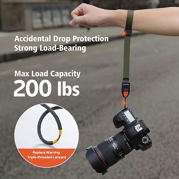 Manbily Camera Wrist Strap, Quick Release Camera Hand Strap - Image 3