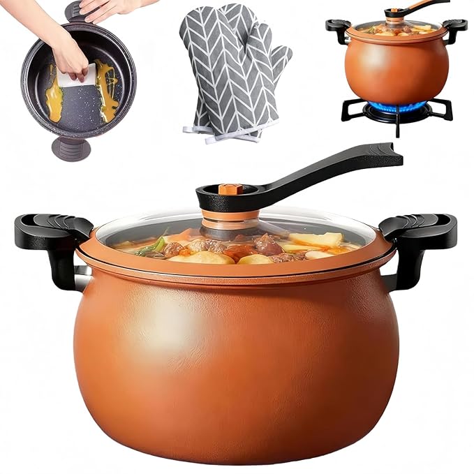 Multifunctional Large Capacity Non-stick Pressure Cooker, 8Qt Electric Pressure by Unknown