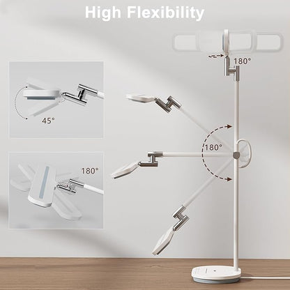 Newkana LED Desk Lamp with CRI 98, Advanced Eye-Caring Bright Desk Light - Image 7