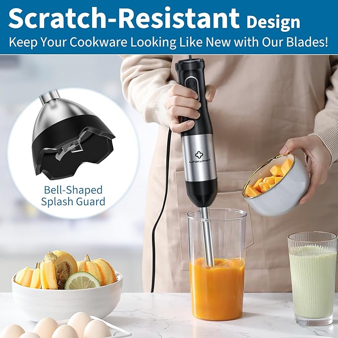 LINKChef 4 in 1 Immersion Blender Handheld, 800W - Image 6