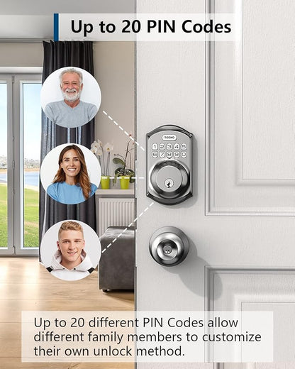 TEEHO TE001 Keyless Entry Door Lock - Image 2