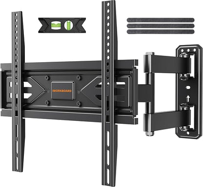 IWORKBOARD 40 43 50 55 inch Full Motion Corner TV Wall Mount by IWORKBOARD