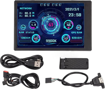 3.5in Computer Temp Monitor, PC Sensor Panel Display, PC CPU HDD Data Monitor - Image 7