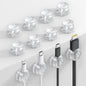 12Pack Cord Organizer Spring Cable Holder Clips by Lamicall