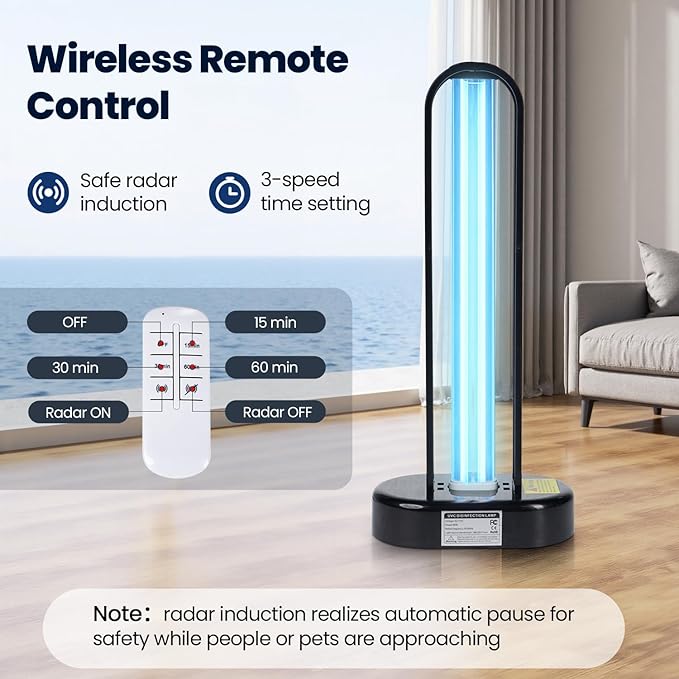 UV Light Sanitizer, 60W Ultraviolet Light - Image 3