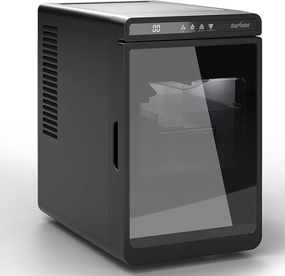 Crystal Clear Ice Maker, Compact Countertop Ice Machine, 3 x 1.6 Ice Cubes by LightUpLife