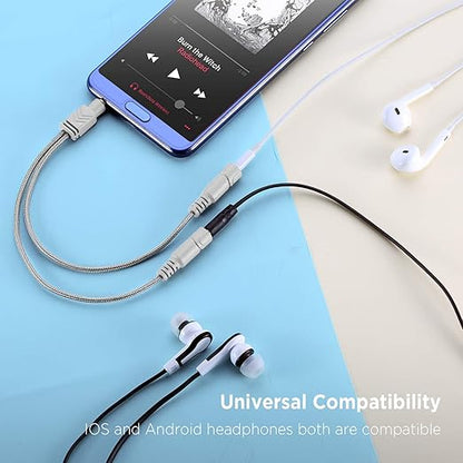 DUKABEL Headphone Splitter, AUX Splitter Cable - Image 2