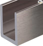 Brixwell SDCD38BN-CCP23-XCP50 Brushed Nickel 3/8" Fixed Panel Shower Door Deep by Brixwell