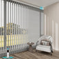 Blindify Motorized Sheer Vertical Blinds, Light Filtering Smart Rechargeable by BlindifyOffical