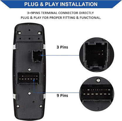 Obaee Driver Side Power Window Switch Compatible - Image 3