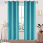 DWCN Turquoise Blackout Curtains, Room Darkening Thermal Drapes by DWCN