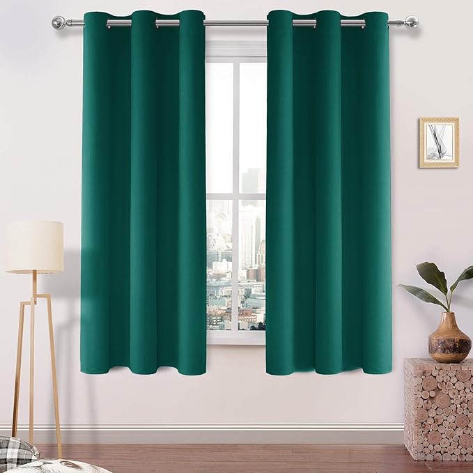 DWCN Thick Blackout Curtain, Room Darkening Thermal Insulated Privacy Drapes by DWCN