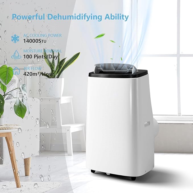 Portable Air Conditioners, 14000 BTU Portable AC Unit - Image 5