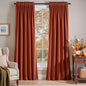 Lazzzy Velvet Blackout Curtains Thermal Insulated Room Window Drapes Super Soft by Lazzzy