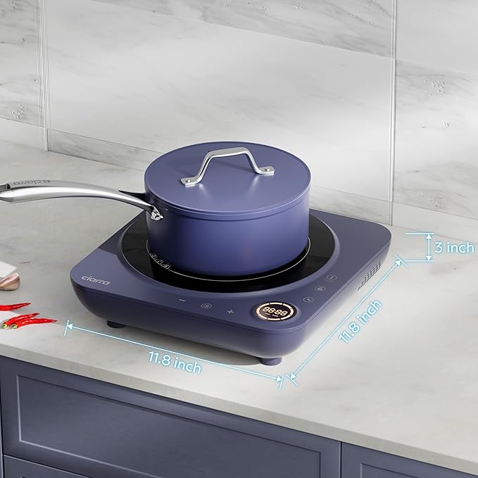 CIARRA CATIH1A-M Portable Induction Cooktop, Slim Single Electric Countertop - Image 9