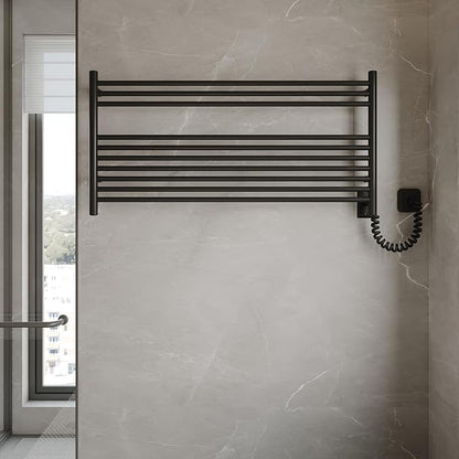 HEATGENE Towel Warmer 10 Bar Towel Dryer Wall-Mounted Plug-in Bath Towel Heater - Image 6