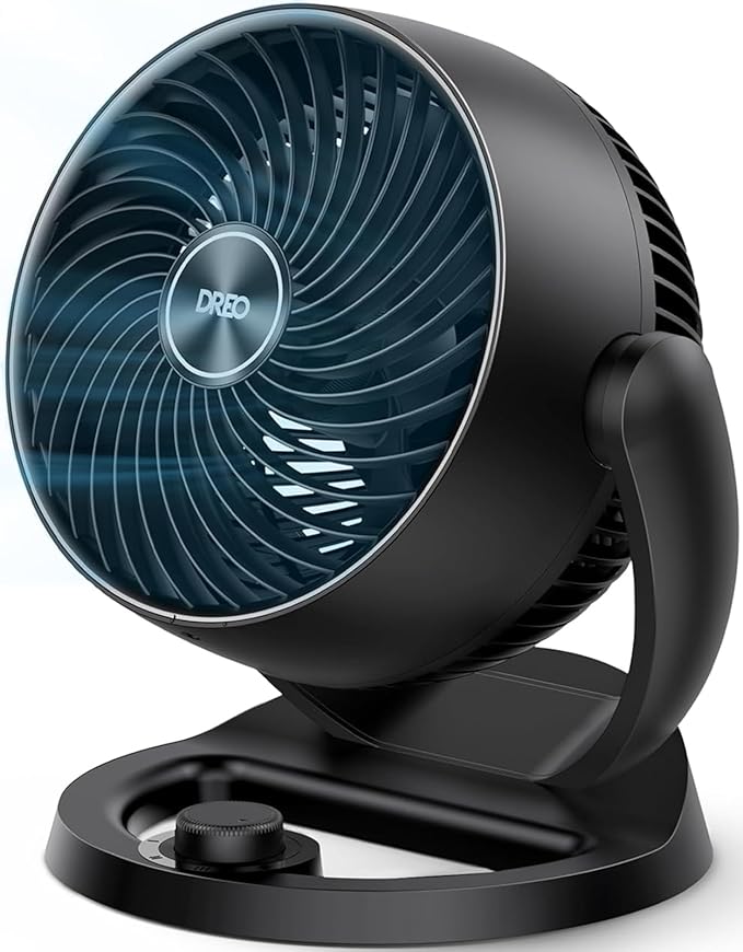 Dreo Fan for Bedroom, 12 Inches, 70ft Powerful Airflow, 28db Quiet Table Air by DREO