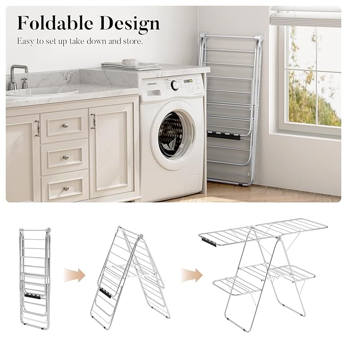 APEXCHASER Clothes Drying Rack - Image 6