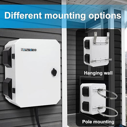 Outdoor Electrical Box with Thermostat and Fan, Cold-Rolled Steel Plate - Image 5