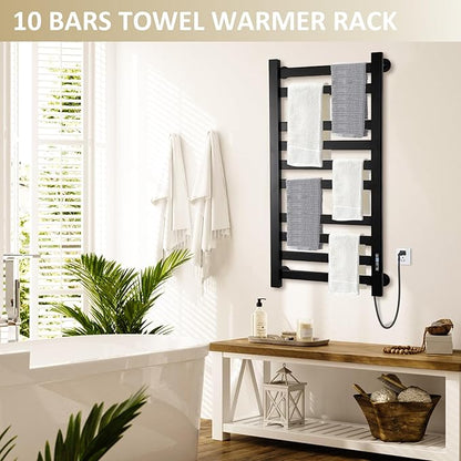 Heated Towel Rack for Bathroom Towel Warmer Racks Wall Mounted - Image 6