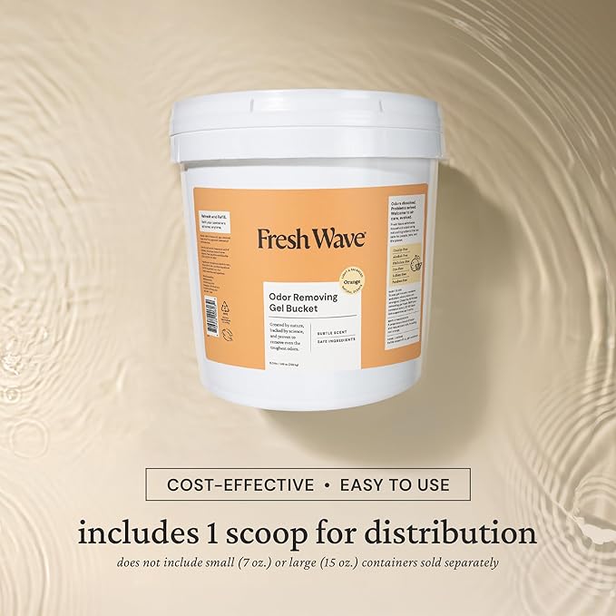 Fresh Wave Odor Removing Gel Bucket, 15.5 lb. | Orange Scent Refill - Image 6