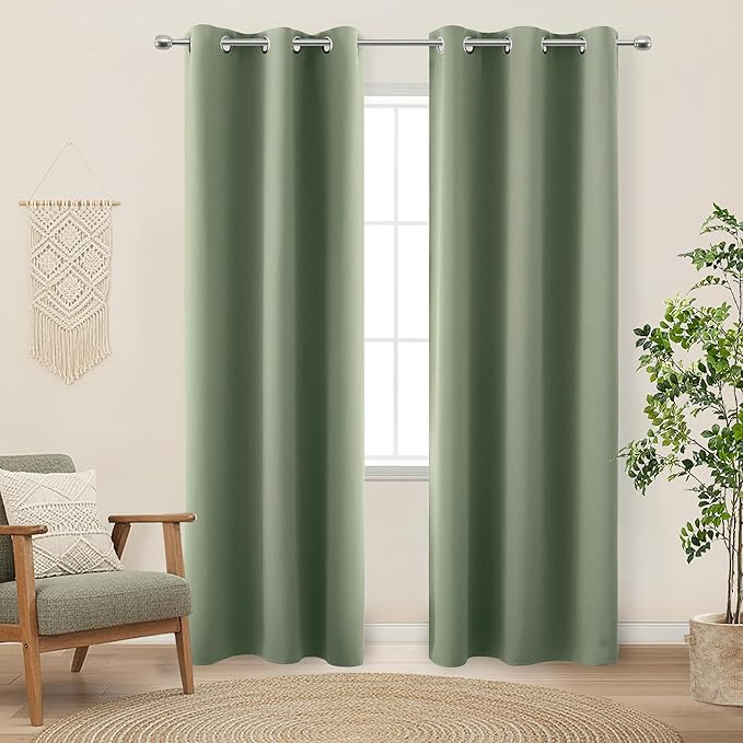 KOUFALL Narrow Window Curtains Drapes by KOUFALL