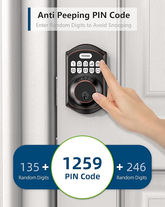 TEEHO TE001 Keyless Entry Door Lock - Image 7