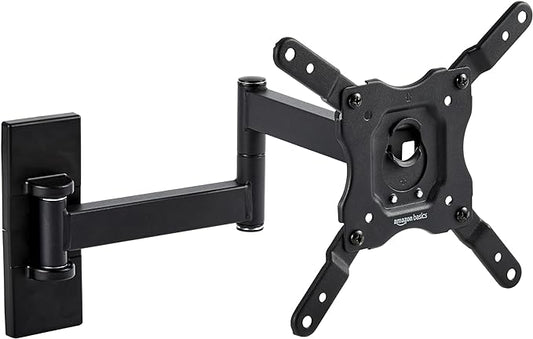 Amazon Basics Full Motion TV Wall Mount fits 12" to 40" TVs and VESA 200x200 by AmazonBasics