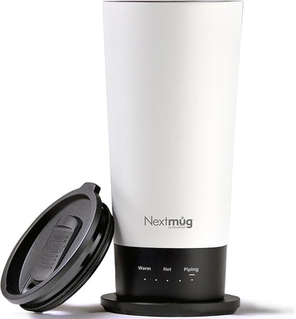 Nextmug Go - Temperature-Controlled, Self-Heating Travel Mug by NextmugbyNextboom
