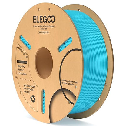 ELEGOO PLA Filament 1.75mm Sky Blue 1KG, 3D Printer Filament Dimensional by ELEGOO