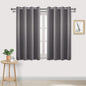 DWCN Grey Room Darkening Blackout Curtains, Thermal Insulated Privacy Energy by DWCN