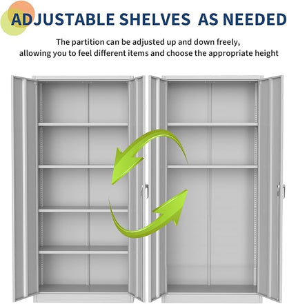 GarveeHome Storage Metal Cabinet 71" - Image 6