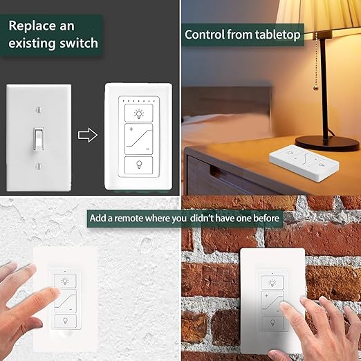 Nexete Smart Wall Dimmer Switch, Single Pole Dimmer - Image 9