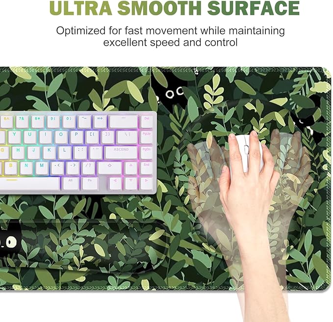 Large Desk Mat, Cute Anime Cats Gaming Mouse Pad, Desk Pad Protector, XXL - Image 4