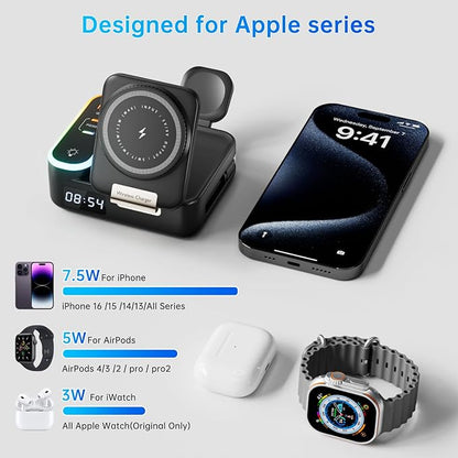 Qi2 Wireless Charger 8in1 Magnetic Wireless Charger Fast Charging Station - Image 3