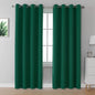 DUALIFE Dark Green Blackout Curtains by DUALIFE