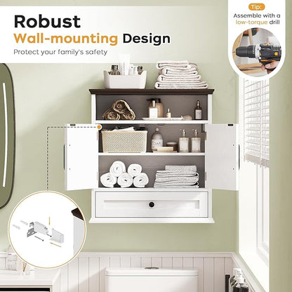 Bathroom Wall Cabinet, Wall Mounted Medicine Cabinet - Image 6