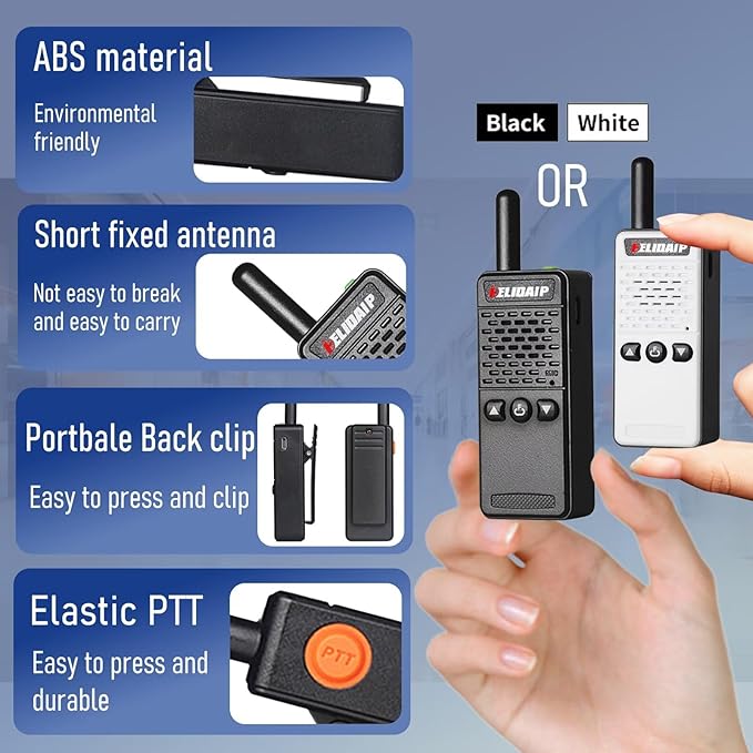 ELIDAIP T-M2 Super Mini Walkie Talkie - Image 6