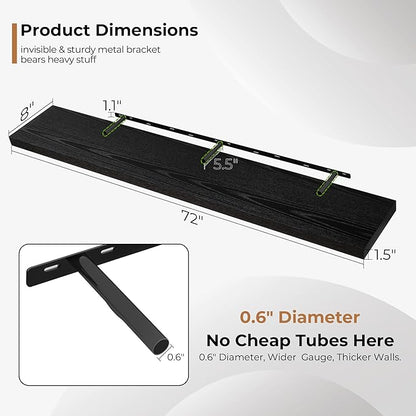 Fun Memories 72 Inch Floating Shelves - Image 3