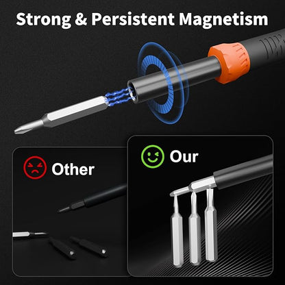 STREBITO Precision Screwdriver Set 64 in 1 Small Screwdriver Set - Image 4