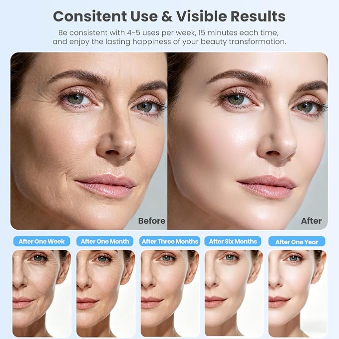 7-in-1 LED Neck Beauty Device, Facial Sculpting Tool of Face Lifting Device - Image 3