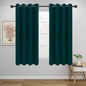 Easy-Going Blackout Curtains for Bedroom, Solid Thermal Insulated Grommet and by Easy-Going