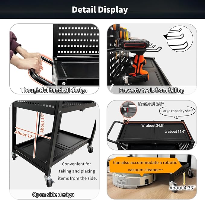 Lumizone Rolling Tool Cart - Image 6