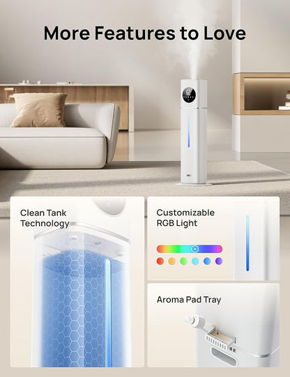 DREO HM735S 11L Smart Humidifier Large Room 700 ft², 100H Cool Mist Air - Image 7