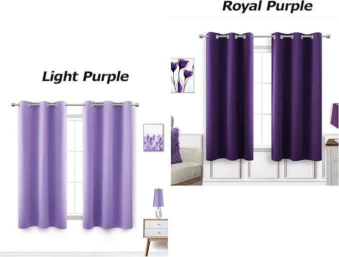 KOUFALL Lavender Purple Curtains - Image 2