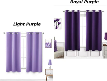 KOUFALL Lavender Purple Curtains - Image 2