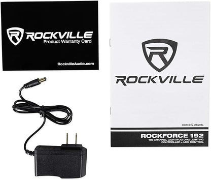 Rockville ROCKFORCE 192-Channel DMX Lighting Controller, Sound-Activated - Image 8